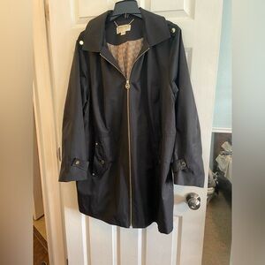 Black Michael Kors jacket with gold hardware